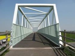 Prefabricated Galvanized Steel Structure Pipe Truss Construction for Pedestrian Bridge and Footbridge