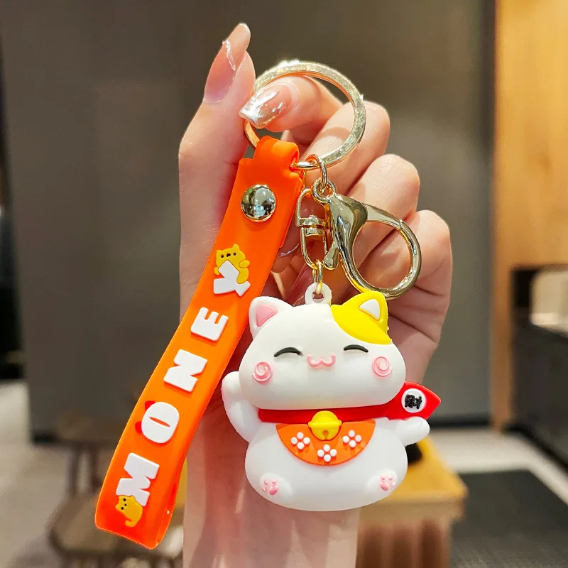 custom cute cartoon 3d keychain with