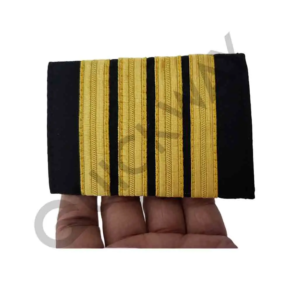 Customized Ceremonial Shoulder Boards Officer Uniform Epaulette Badge