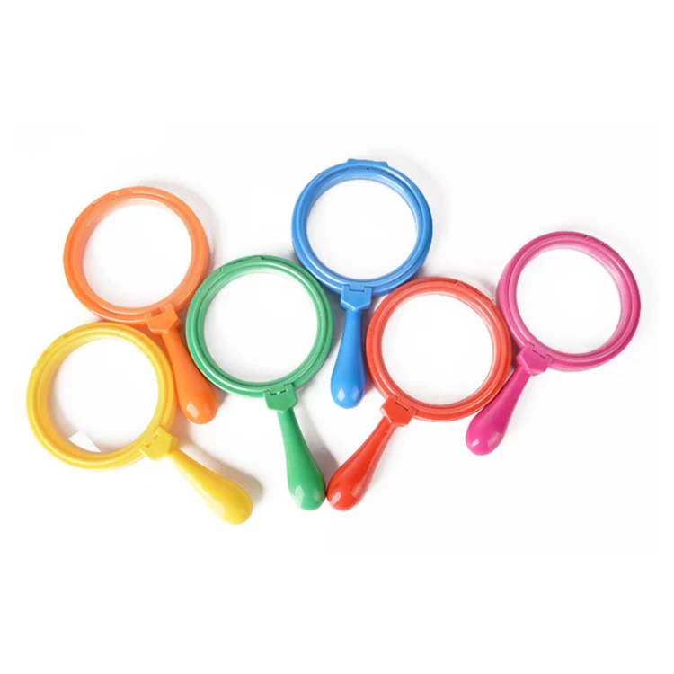 Plastic Magnifying Glasses -- Great Toy for Boys and Girls