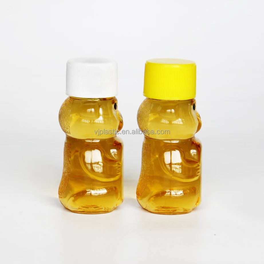 Plastic Honey Container Squeeze 240ml 350ml 450ml Bear Shaped Honey