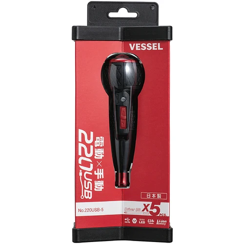 Electric Screw Driver Set Cordless Usb Charging Electric Screw Driver Set Screwdriver Bit Set Battery Made in Japan