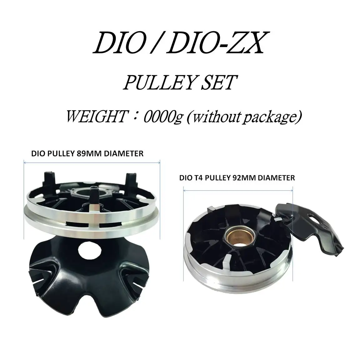 TWH DIO Motorcycles Engines Racing Pulley Set for Honda