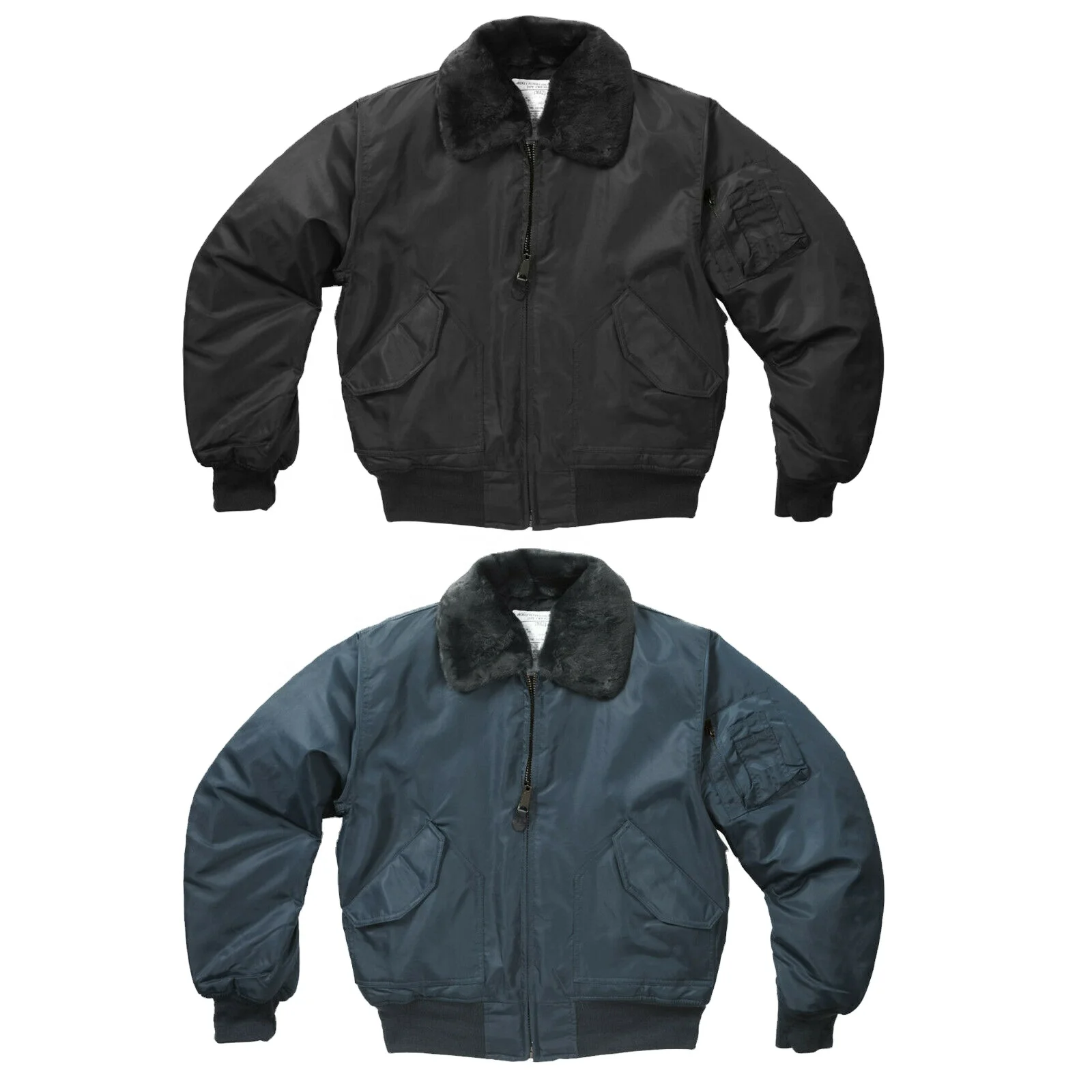 Vintage MA2 Flight Jacket CWU Flying Fur Collar Bomber Jacket