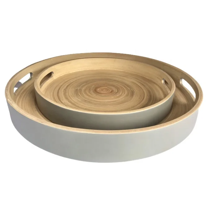 Wooden Serving Tray Customized Restaurant Serving Tray Vietnam Supplier