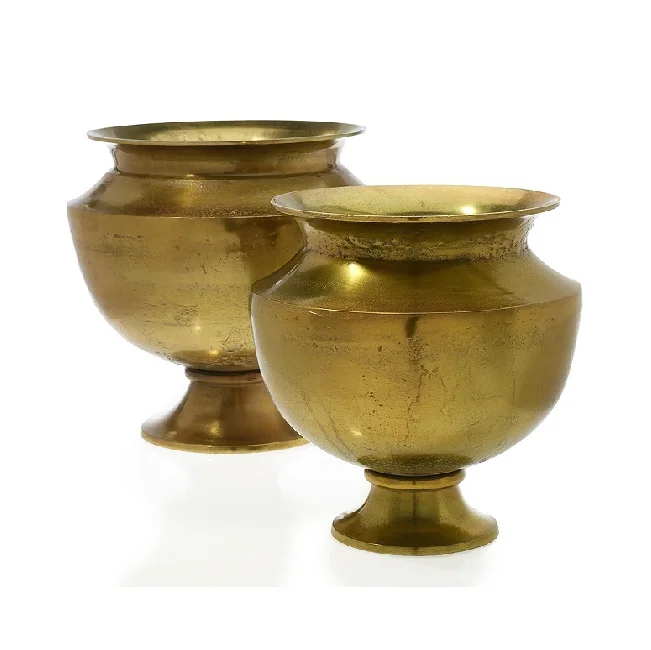Decorative Metal Flower Vase Gold Finished Handmade Designer Holder Hot Selling Luxury