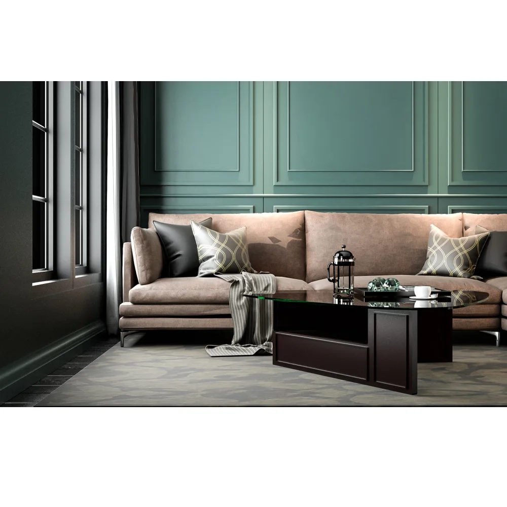 Мебель для отдыха из массива дерева и фанеры, синтетическая кожа, трансформер, регулируемая современная роскошная стильная гостиная