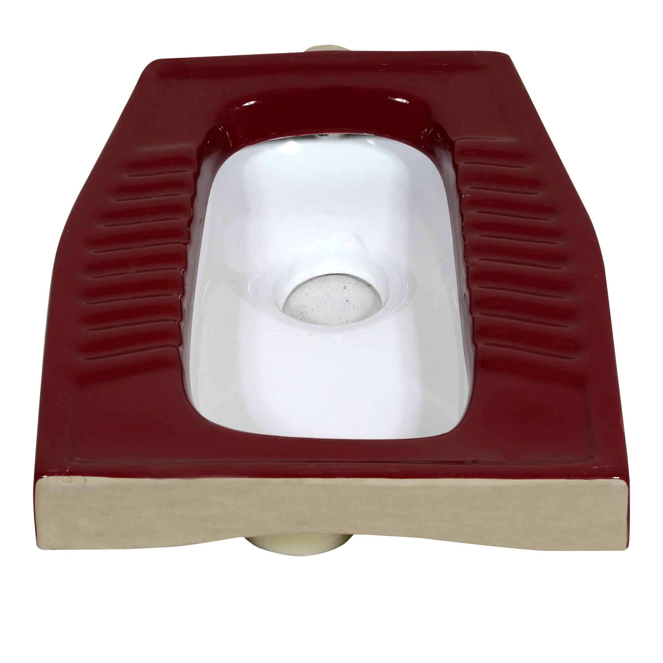 Широкий ассортимент, Восточная сковорода, красная двойная цветная сковорода для приседания, экспортная качественная фарфоровая сантехника для ванной, конкурентоспособная цена