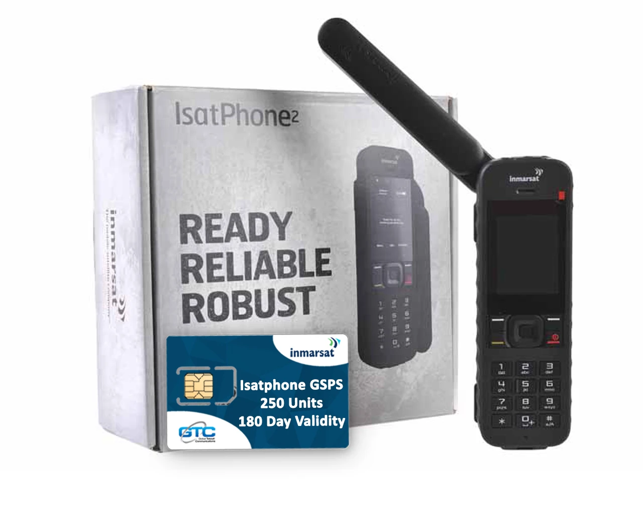 インマルサットIsatPhone 2耐衝撃性防水衛星電話250台の