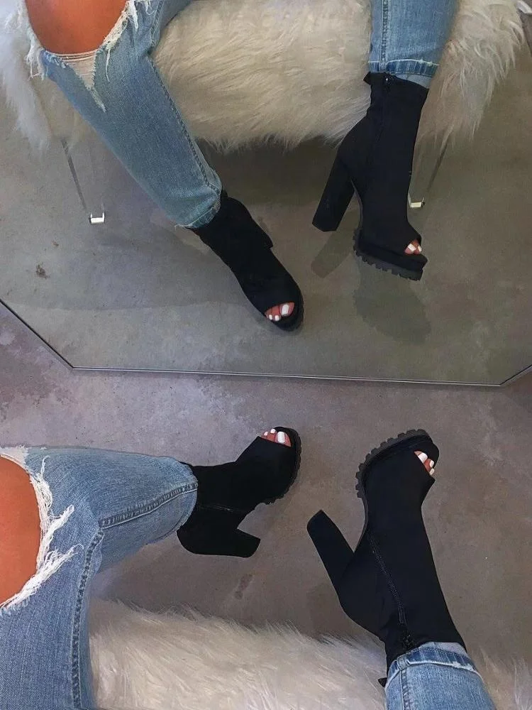 Женские босоножки со змеиным принтом, разноцветные сандалии на высоком каблуке, модные босоножки больших размеров для осени и зимы