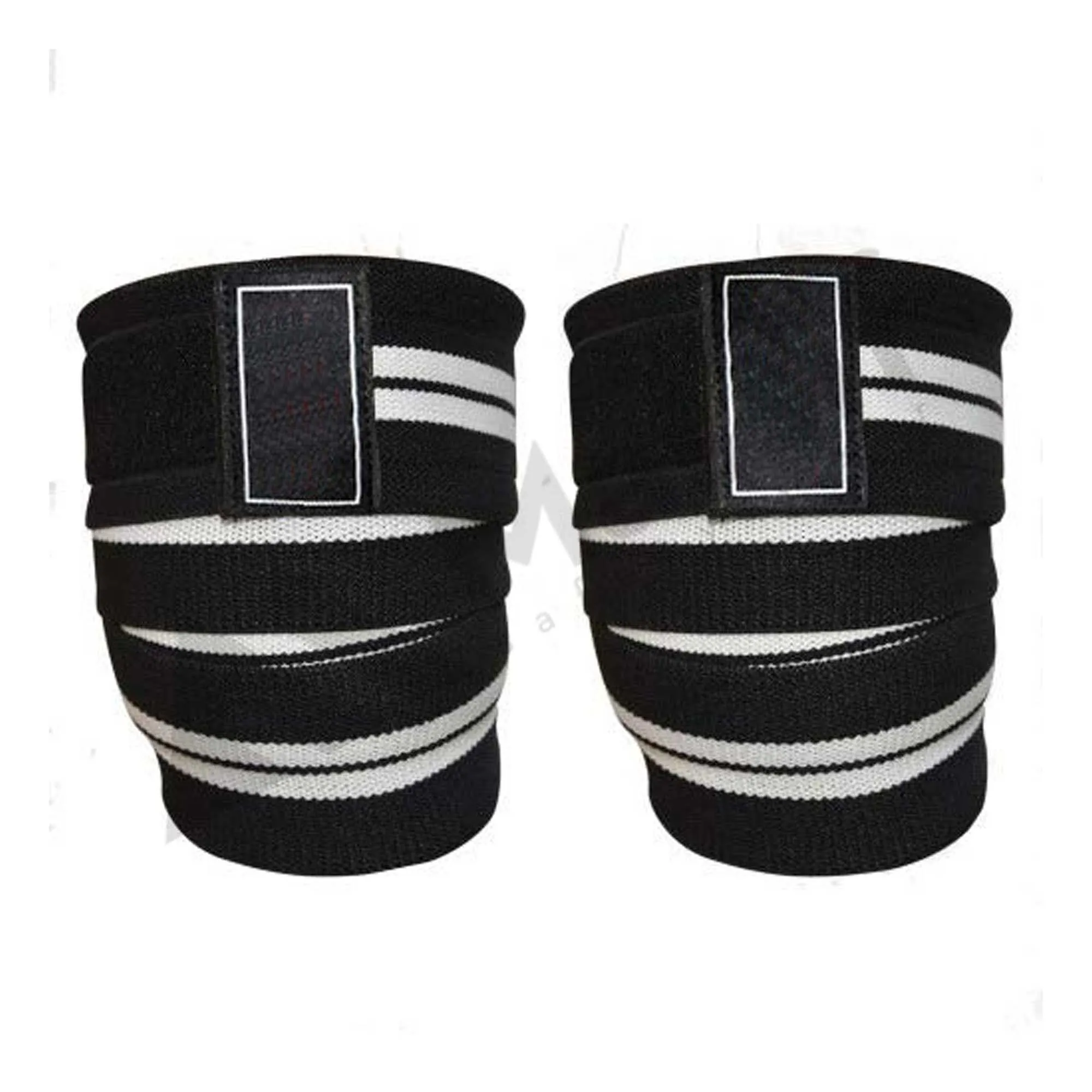 POWER LIFTING WRIST & KNEE WRAPS BRACE POWER GYM STRAP HAND AND KNEE SUPPORT 