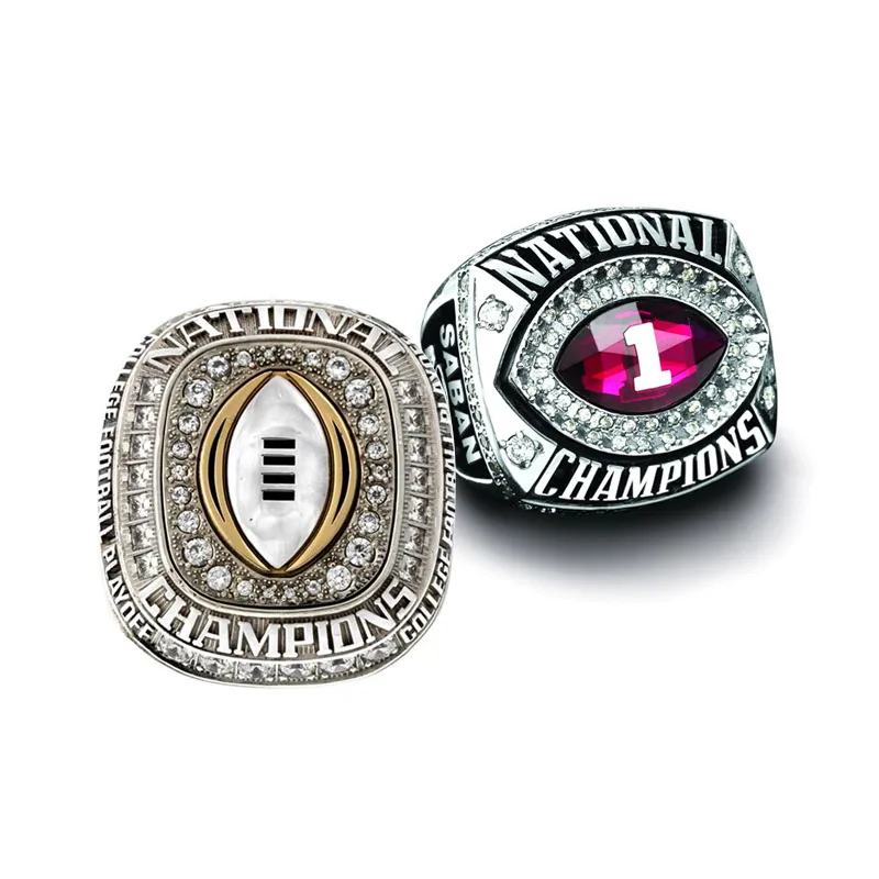 Source popular custom men flag youth football college championship rings on  m.