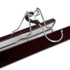 Gancho colgador cromado negro de 23 CM