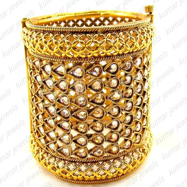 Men's 22kt Gold Broad Bracelet | Raj Jewels