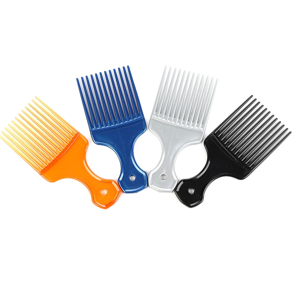 Wholesale Custom Hair Pick Afro Comb High Quality Styling Plastic Twist for Black Men