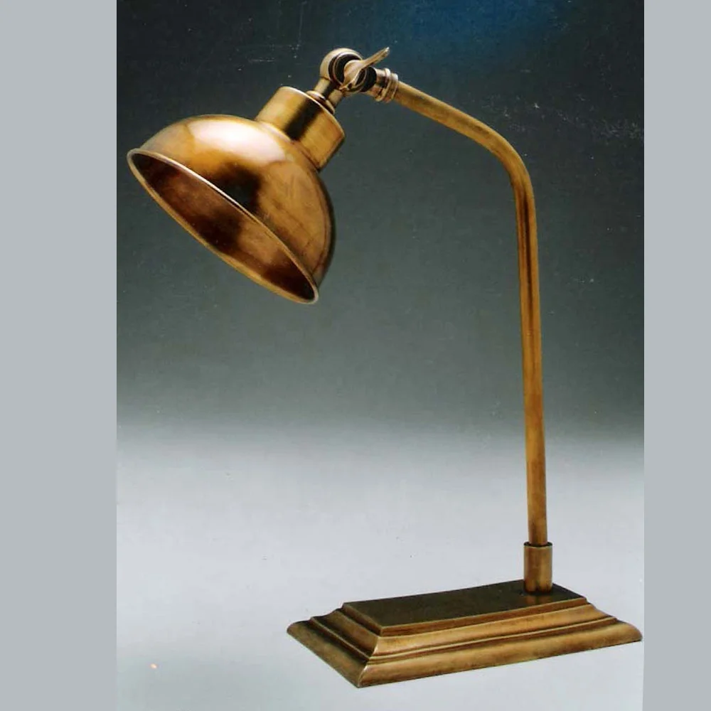Hot Selling Handmade Adjustable Swing Arm Antique Study Table Desk Lamp
