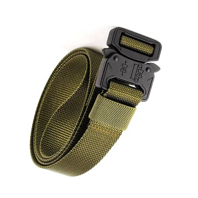 Multi Function Tactical Belt Quick Release Military Style Nylon Belt For Hunting Camping