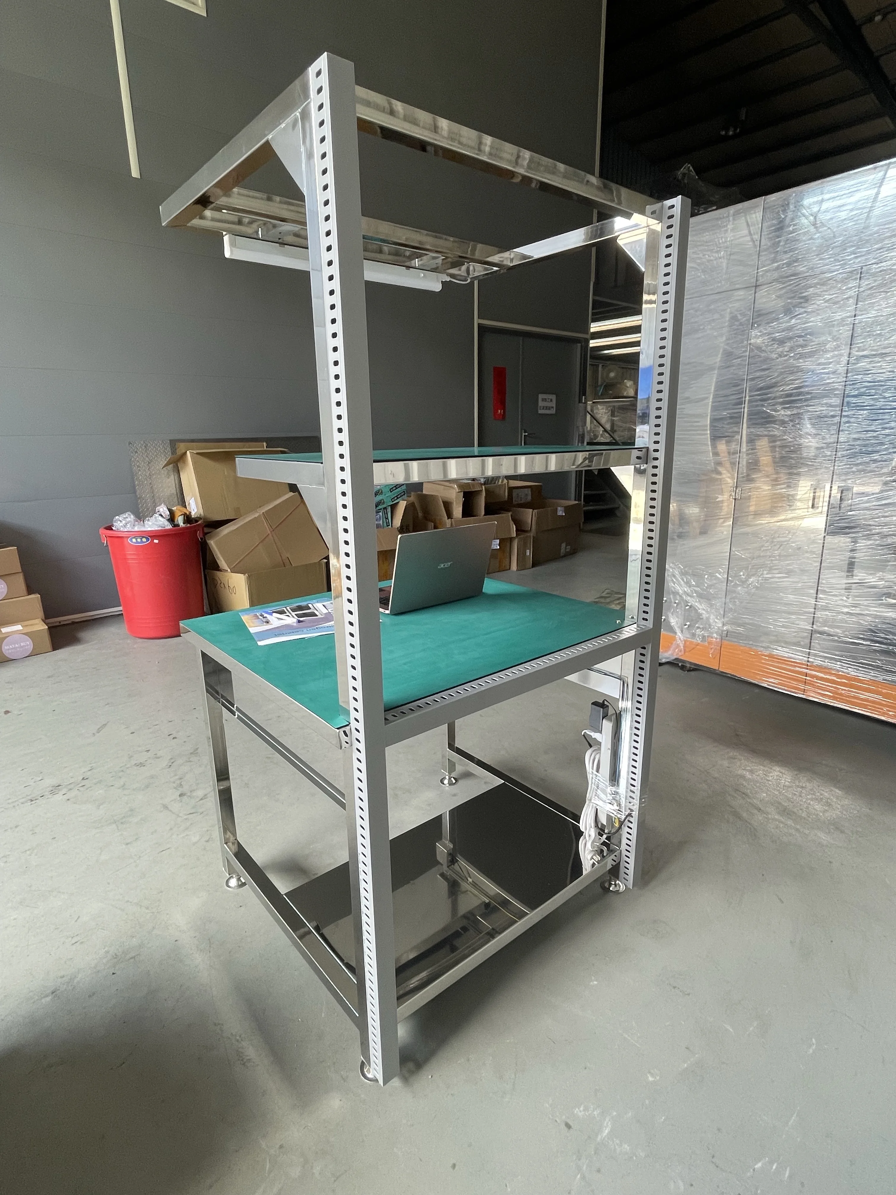 Испытательная станция, Рабочий стол из нержавеющей стали для лабораторной больницы