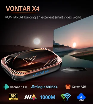 Tv Box 8K VONTAR X4 4GB/128GB por 43€ - cholloschina