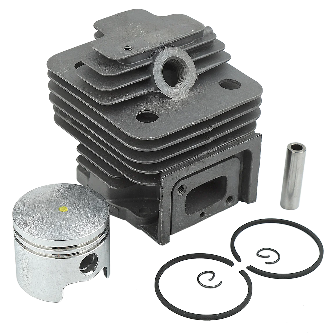 Kit Pistone E Cilindro Per Decespugliatore TL52 BG520 - 44 Mm - In Lega Di Alluminio - Ricambio Completo