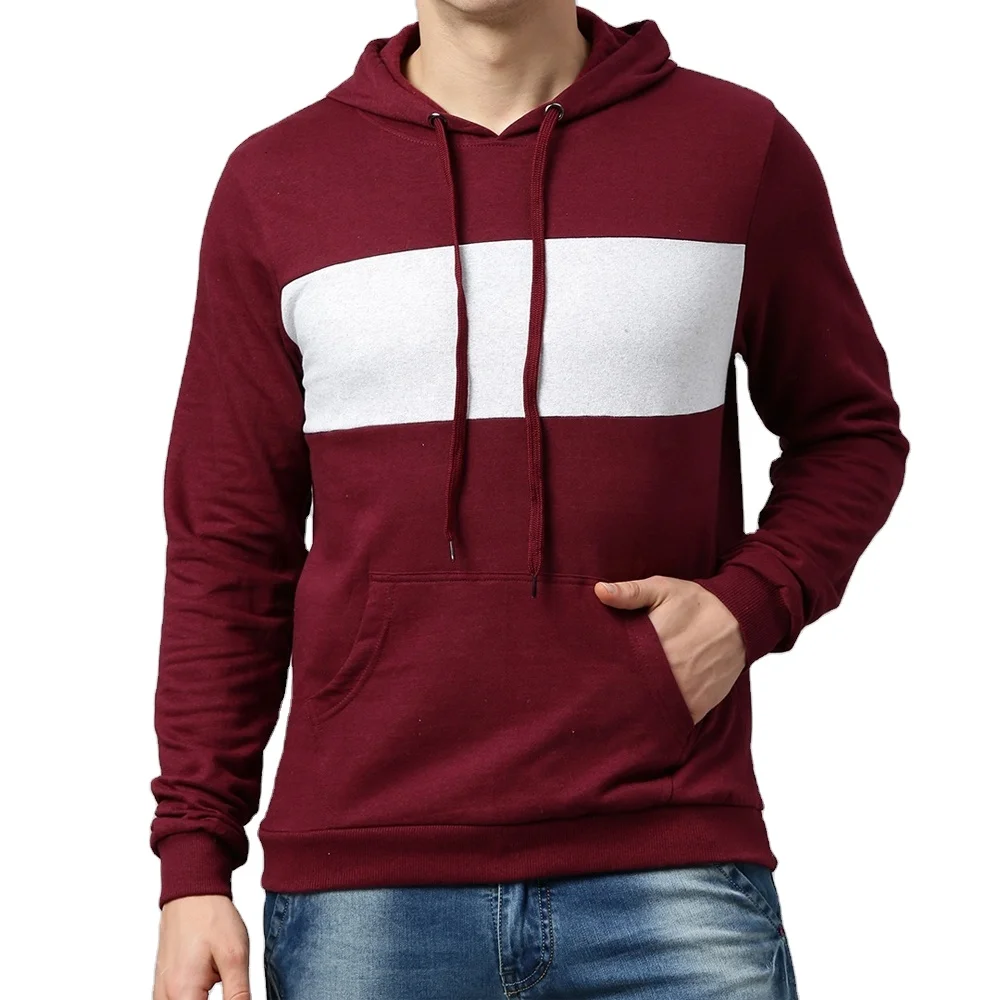 Plain Hoodie Maroon - Maroon Sweatshirt 