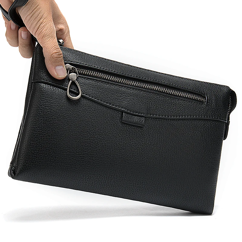 Wholesale 8986 China Supplier top quality hand bags men Genuine Leather  cowhide Men's Clutch Bags male handbag for men purse wallet From  m.