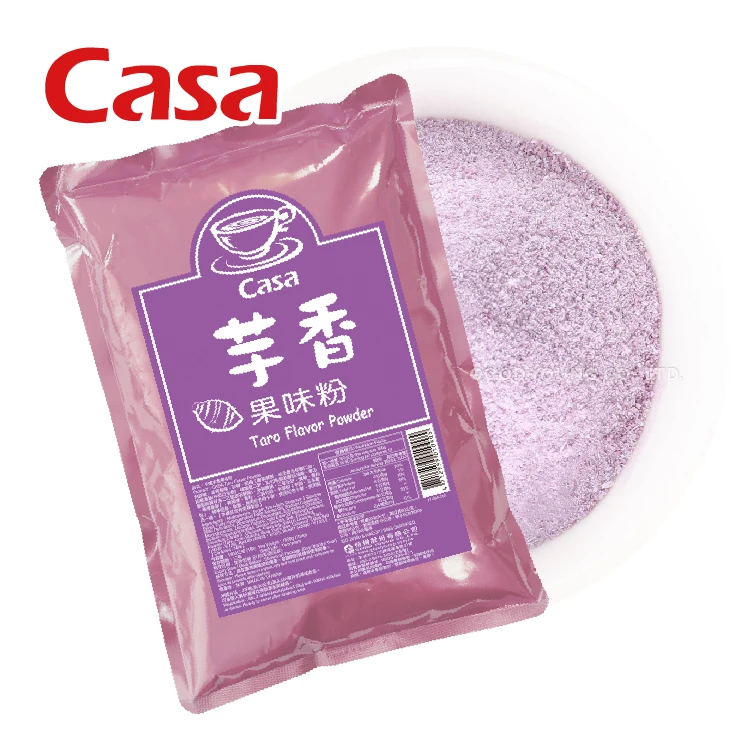 Taiwan Taro Flavor Powder Instant Boba Bubble Milk Tea