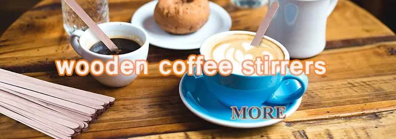 WOODEN COFFEE TEA STIRRERS 178mm 7'' FOR PAPER CUPS TAKEAWAY FOR HOT COLD DRINKS 