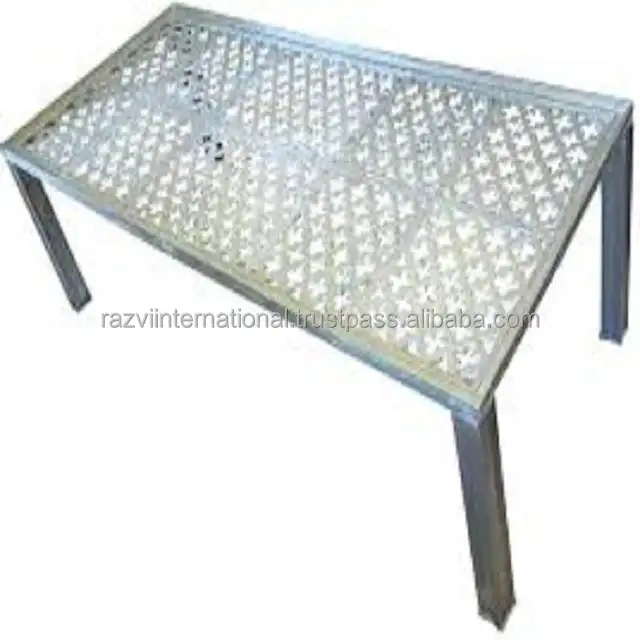 Modern Style Moroccan Tea Table with Metal Legs Cheap Rectangle Coffee Furniture-Distinguished as an Moroccan Style Tea Table
