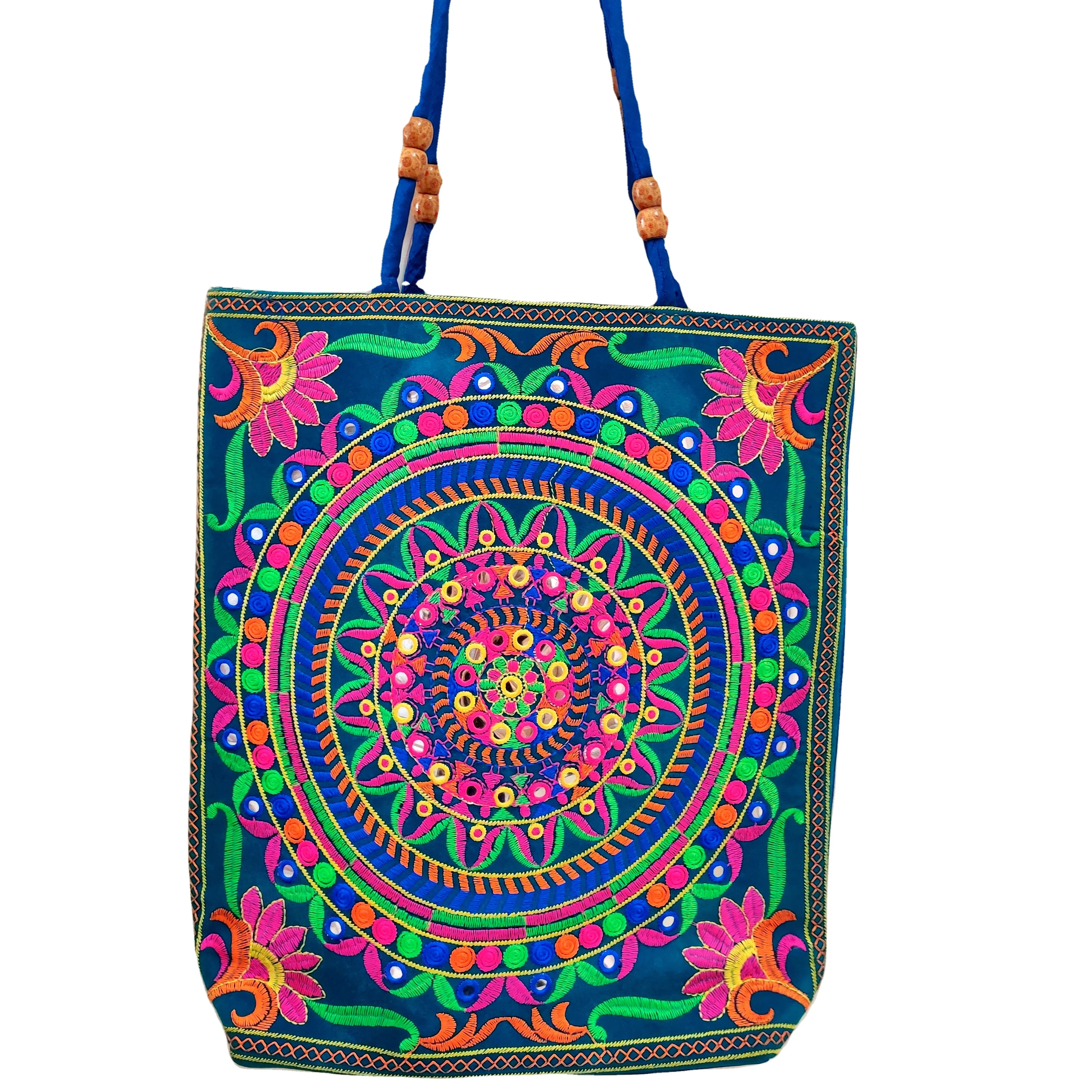 Source Designer Embroidered Beach style handbag - Bohemian fashion