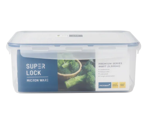 Plastic Rectangle Food Storage Container 5500ml