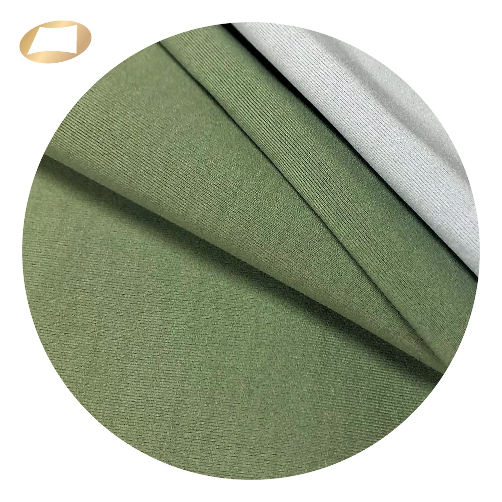 Быстросохнущая нейлон 66 tactel спандекс двойная трикотажная ткань для леггинсов