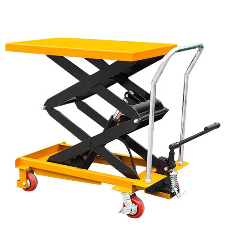 150kg Foot Control Hydraulic Screw Lift Platform Carrier Tools Carry ...