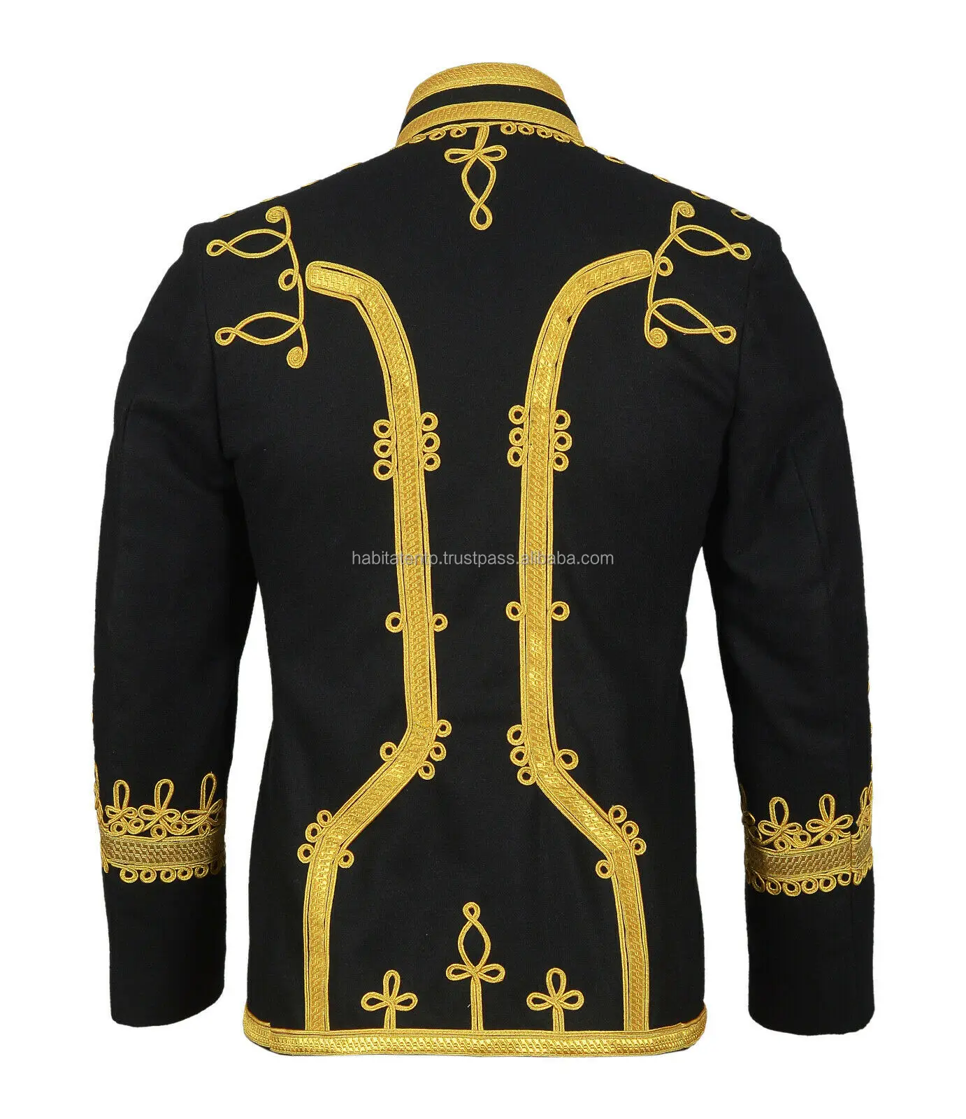New Napoleonic Hussar Uniform Style Tunic Pelisse Jimmy Hendrix Jacket ...
