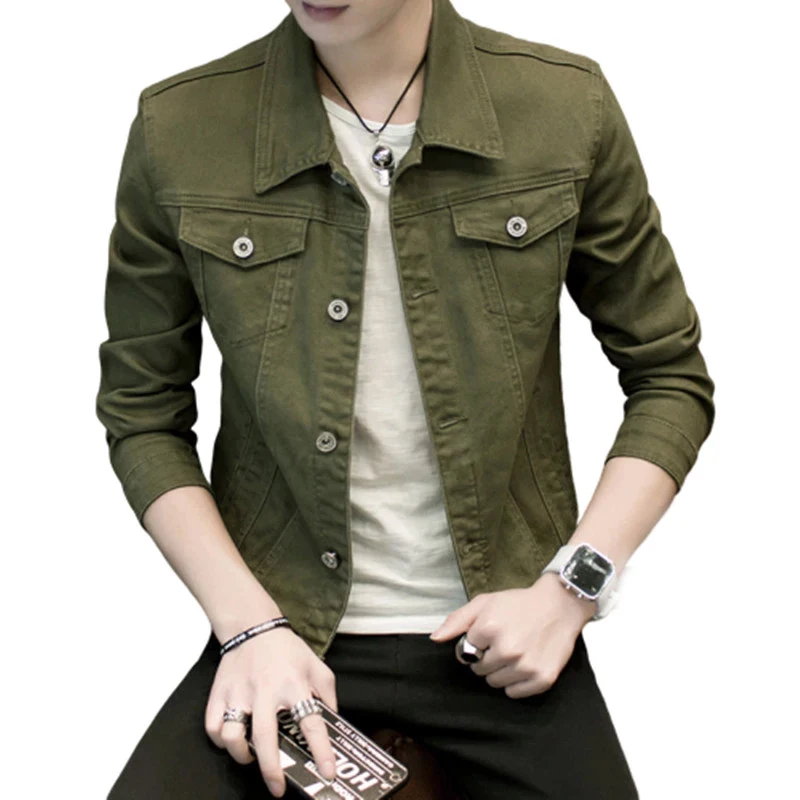 2020 New Mens Denim Slim Fit Fashion 