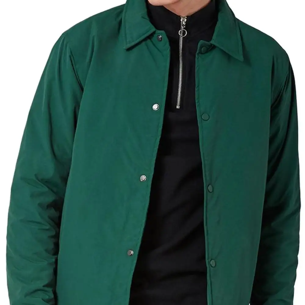 nylon windbreaker coaches jacket