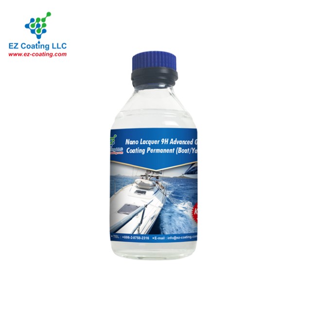 
 Нано-керамика-покрытие поверхности морской лодки  