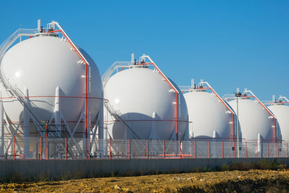 Customized 5000m3 Asme Standard Gas Spherical Propane Storage Tank With