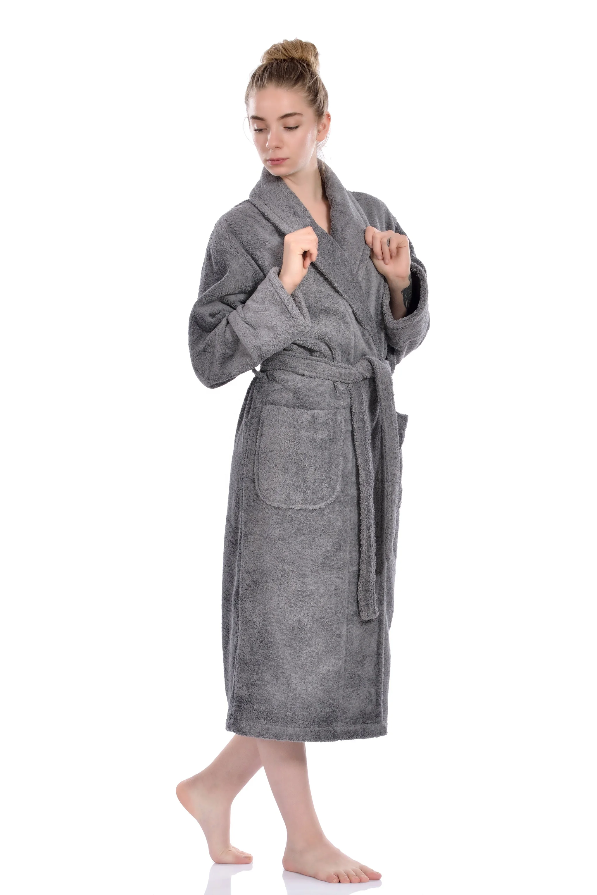 High Quality Best Price Thick Terry Fabric Luxury Bathrobes Robes Adult Size Cotton Bathrobe