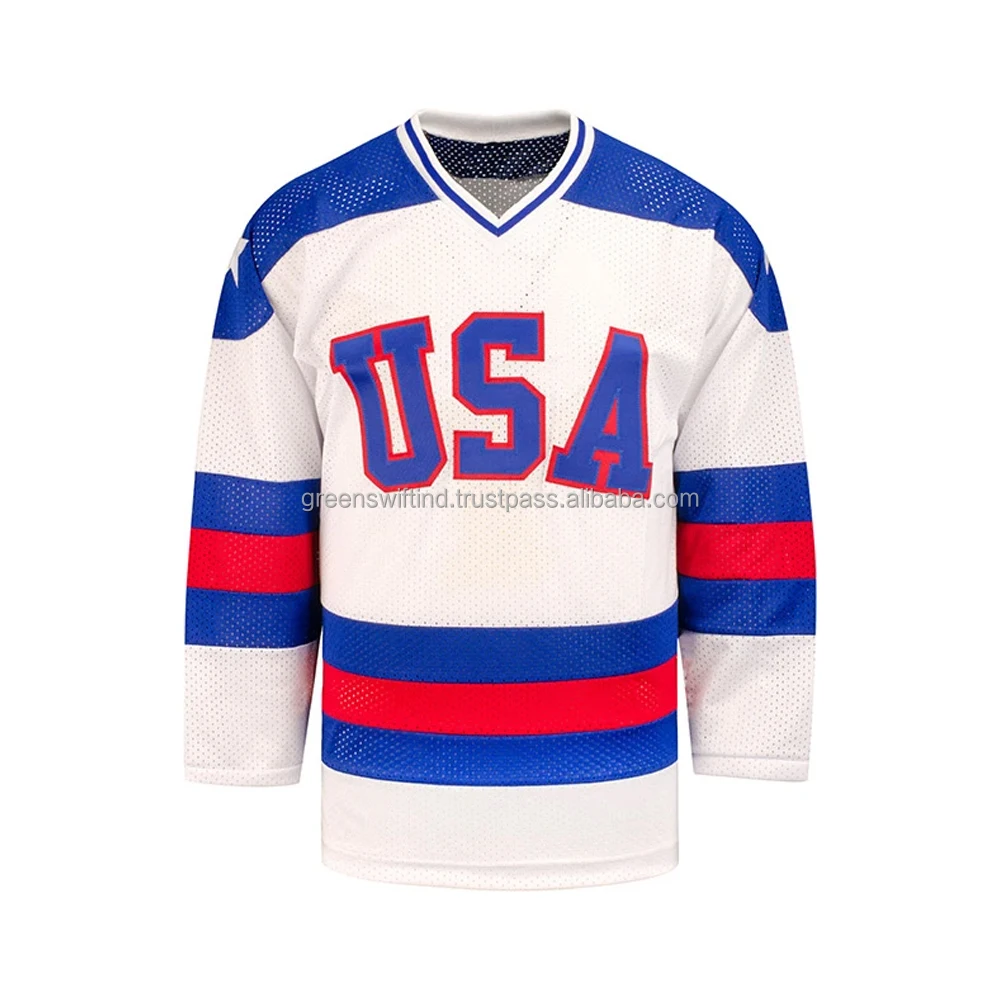 Source Fashion designer mens hockey shirt uniform oem print logo