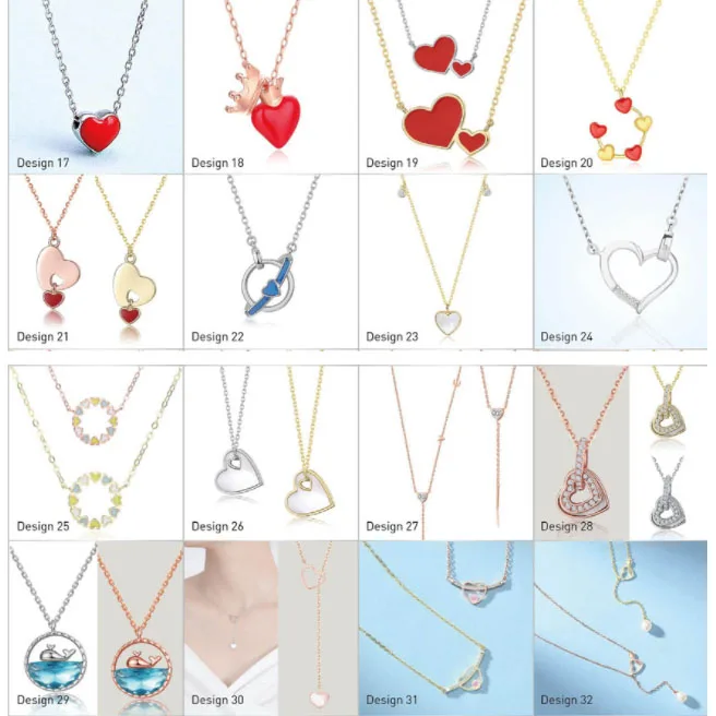 Moon & Star Pendant Necklace Inspired by K-Drama
