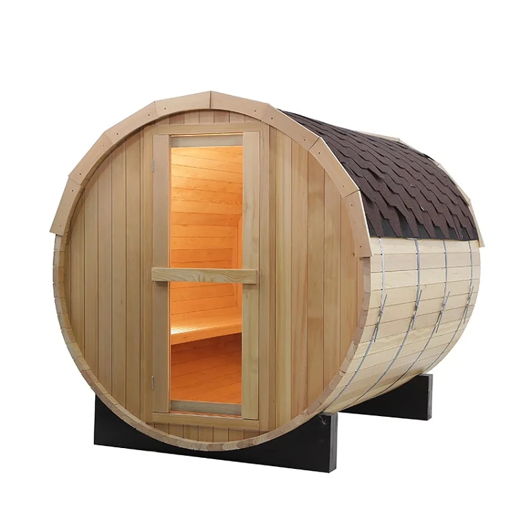 New Design Family Use Canada Red Cedar Wood Outdoor Steam Finnish Barrel  Sauna For Sale - Buy Cedar Barrel Sauna,Barrel Sauna Outdoor,Finnish Sauna  Product on 