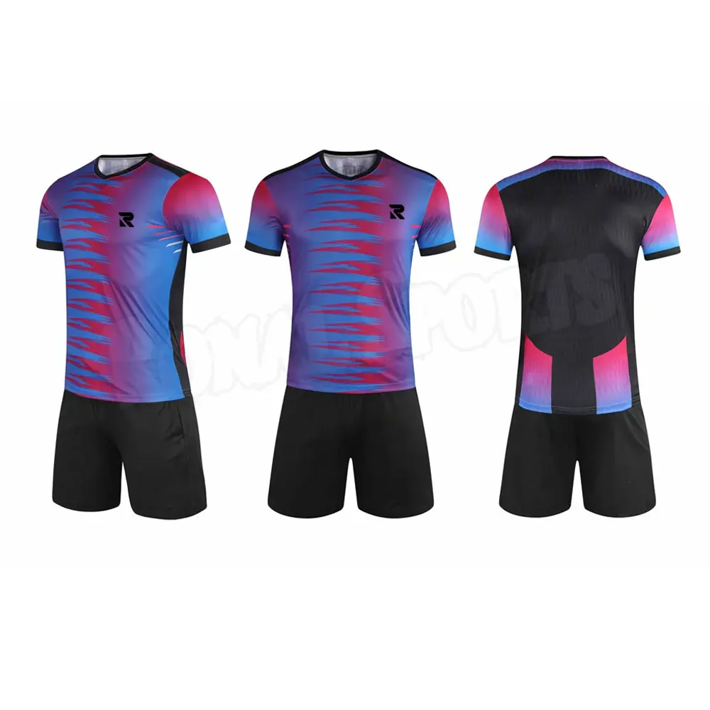 Source Purple And Black Color Authentic international soccer jerseys Men  Team Training Soccer Wear Football shirts on m.