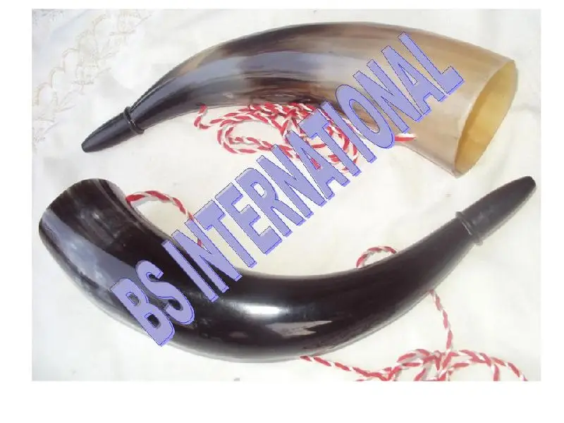 Viking Style Blowing Horns Carved Nautical Design Love Themed Clubs and Home Decor with Salt Lamp Good Sound for Children