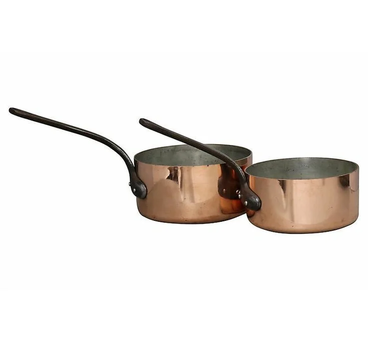Copper Cookware Handmade Heavy Thickness Frying Pan Pure Copper Metal