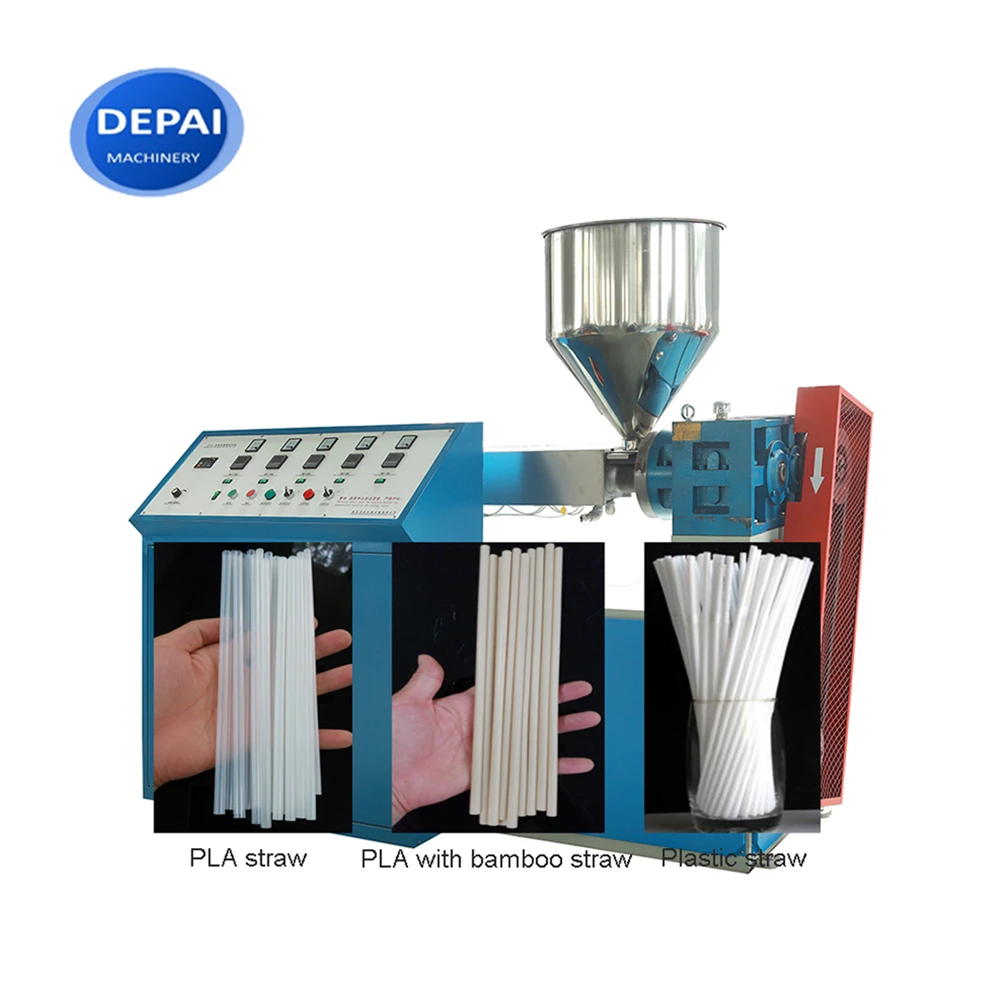 High Quality PLA Drinking Straw Making Extrusion Machine for Juice Coffee