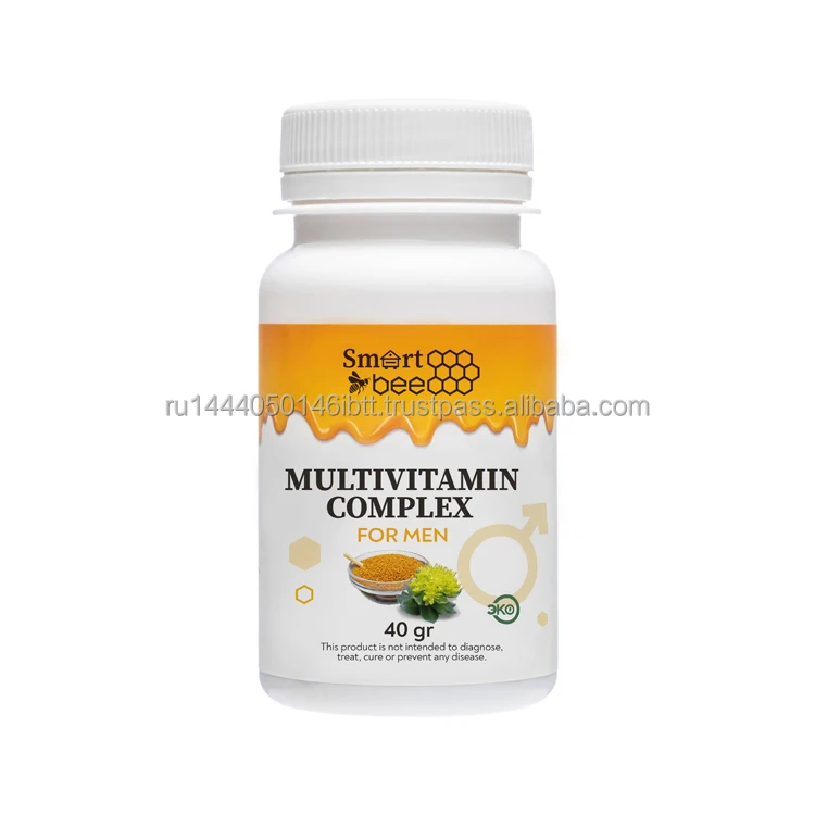 Мультивитаминный комплекс для мужчин от Smart Bee для улучшения мужского здоровья и Поддержки Выносливости тела, добавки
