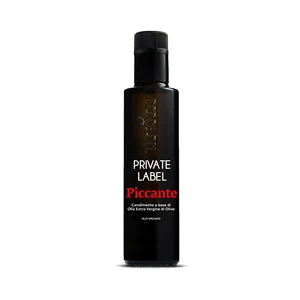 Private Label OEM Italian Extra Virgin Olive Oil with Spicy Hot Pepper 250ml Bottle for Retail