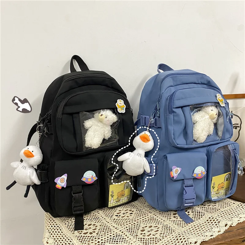 2022 Trending Cute Backpack School Waterproof Nylon Kawaii Bags High ...