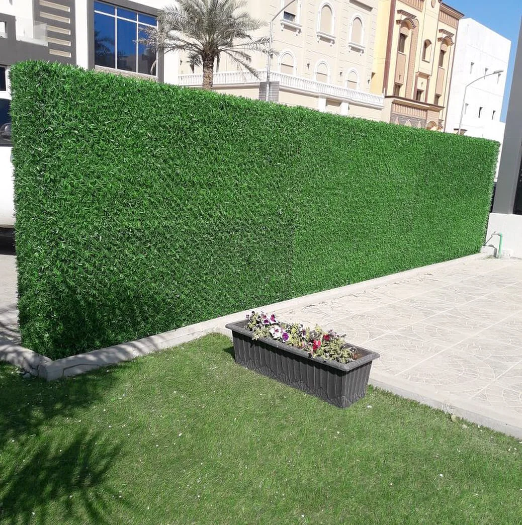 Hecke knstliche synthetische Gras Wand paneele Gras Wand pflanzen fr  Garten Ornamente Dekor grn 12 Stck Anti Outdoor Kunststoff Typ